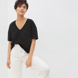 Everlane Organic Cotton Slouchy V-Neck